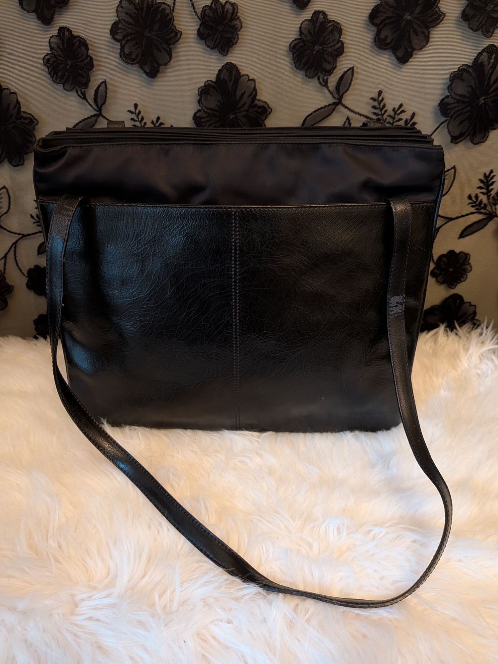 MaxMara Leather Black Handbag — Made in Italy